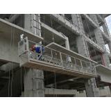 Aluminum suspended access platform 6m 380V for facade cleaning