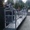 Galvanized steel suspended access scaffolding platform for cleaning