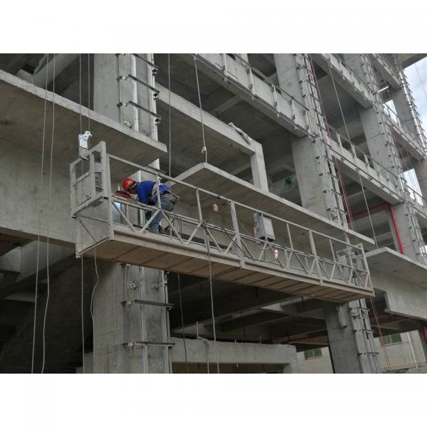 Aluminum suspended access platform 6m 380V for facade cleaning #1 image